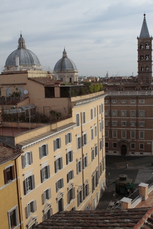 View from the Terrazza, Suore Elizabetta dell'Olmata, Rome, Italy